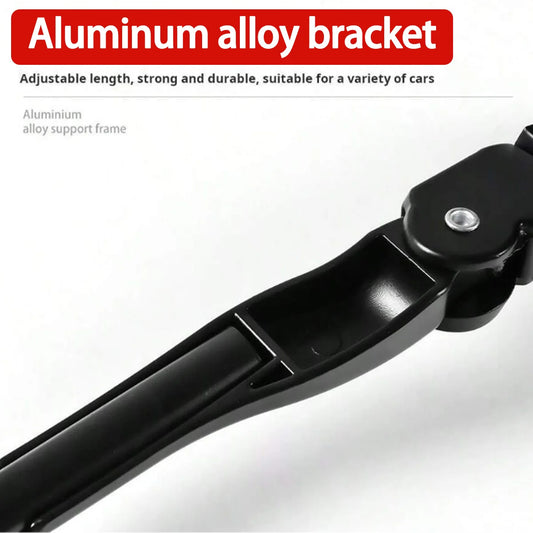 Adjustable Bicycle Kickstand Mountain Bike Kick Stand BMX MTB Side Stand Black Bicycle Rear Bracket 90 ° Rotating Foot Support