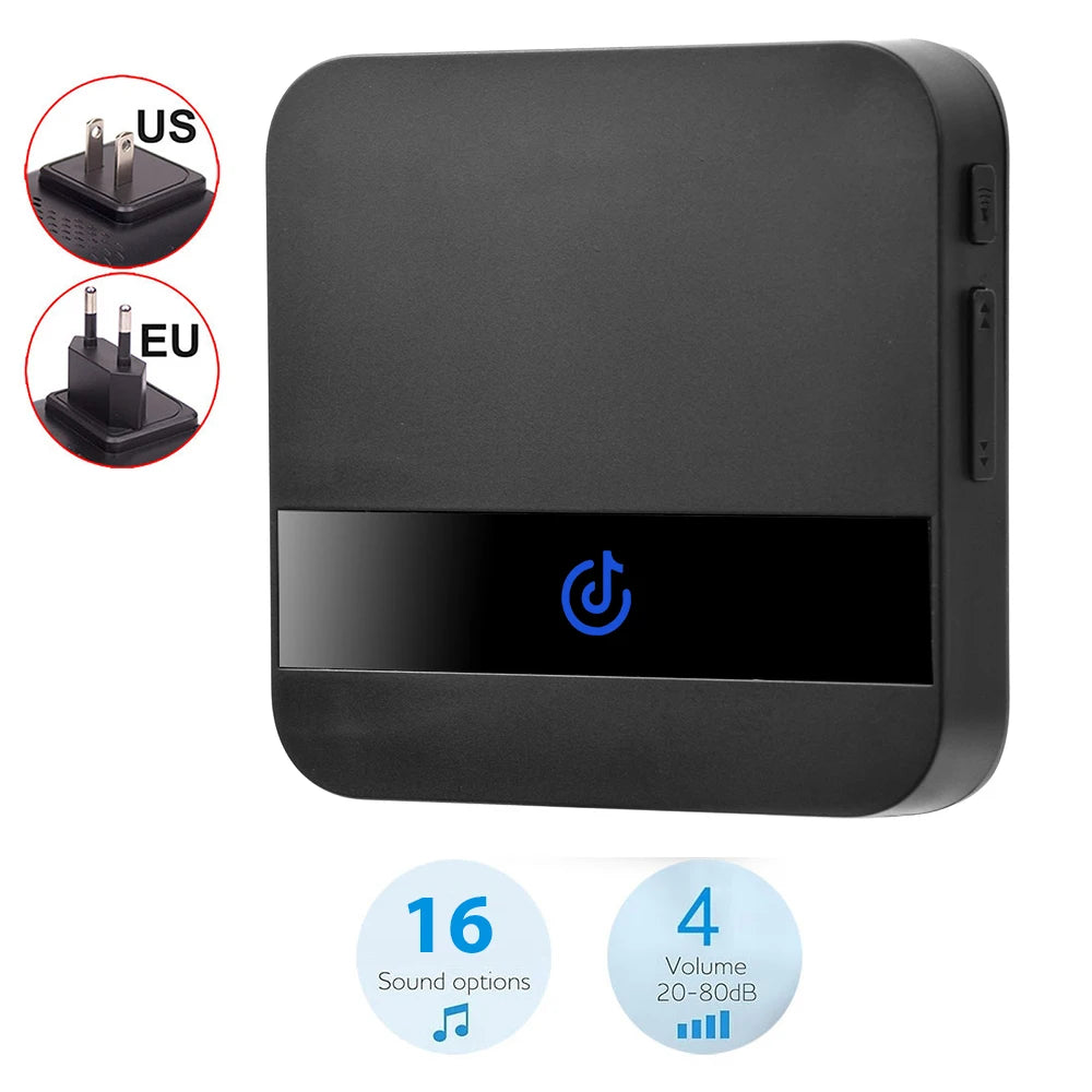 AC 110-220V RF 433Mhz Smart Indoor Doorbell Wireless WiFi Door Bell Ring for Video Doorphone