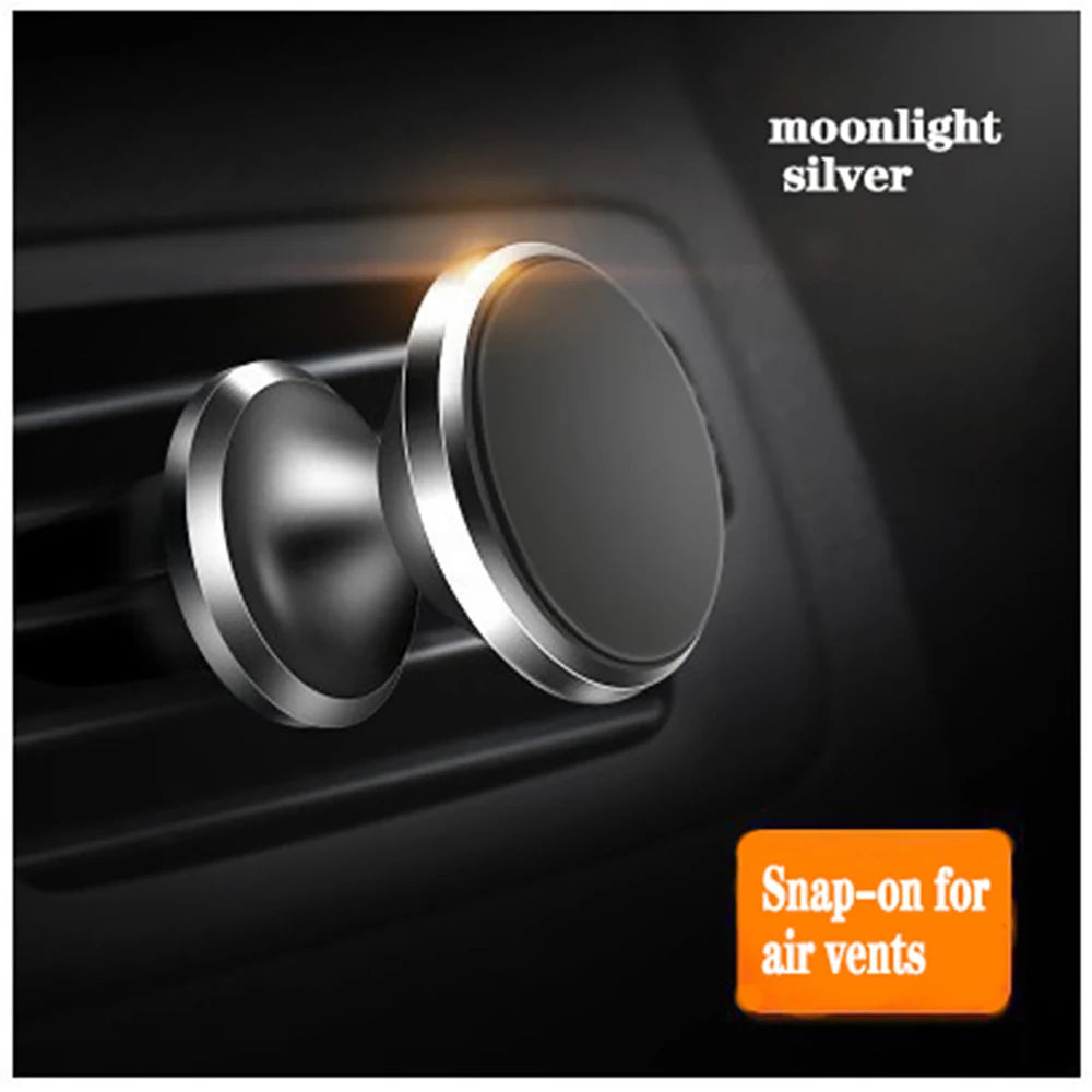 Universal Magnetic Phone Holder Car Mount With Car Air Vent Clip Cellphone Mount Phone Bracket 360 Degree Adjustable Smart Phone