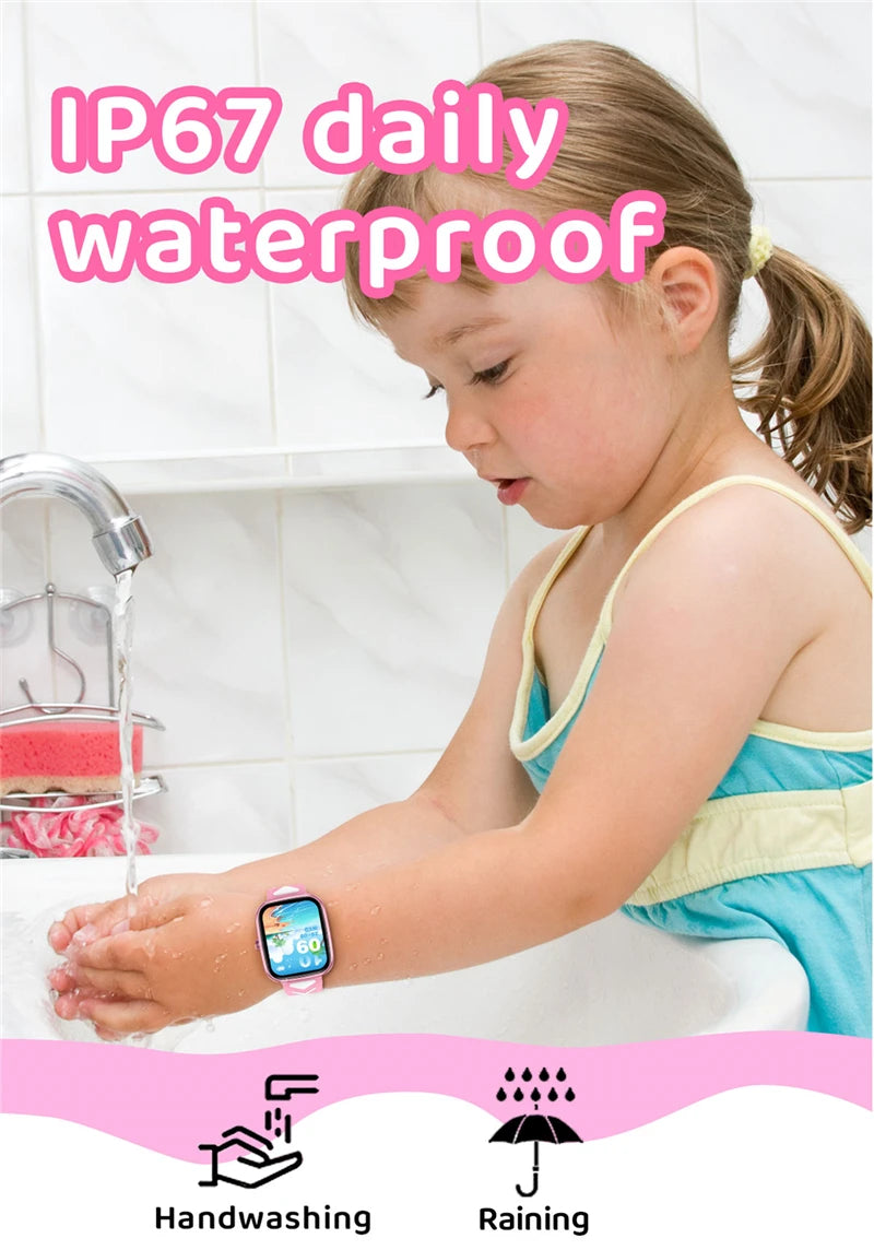 New Kids Smart Watch Child HD Touch Screen Games Smartwatch Music Watch Boy Girl Gift Children Smartwatch For IOS Android