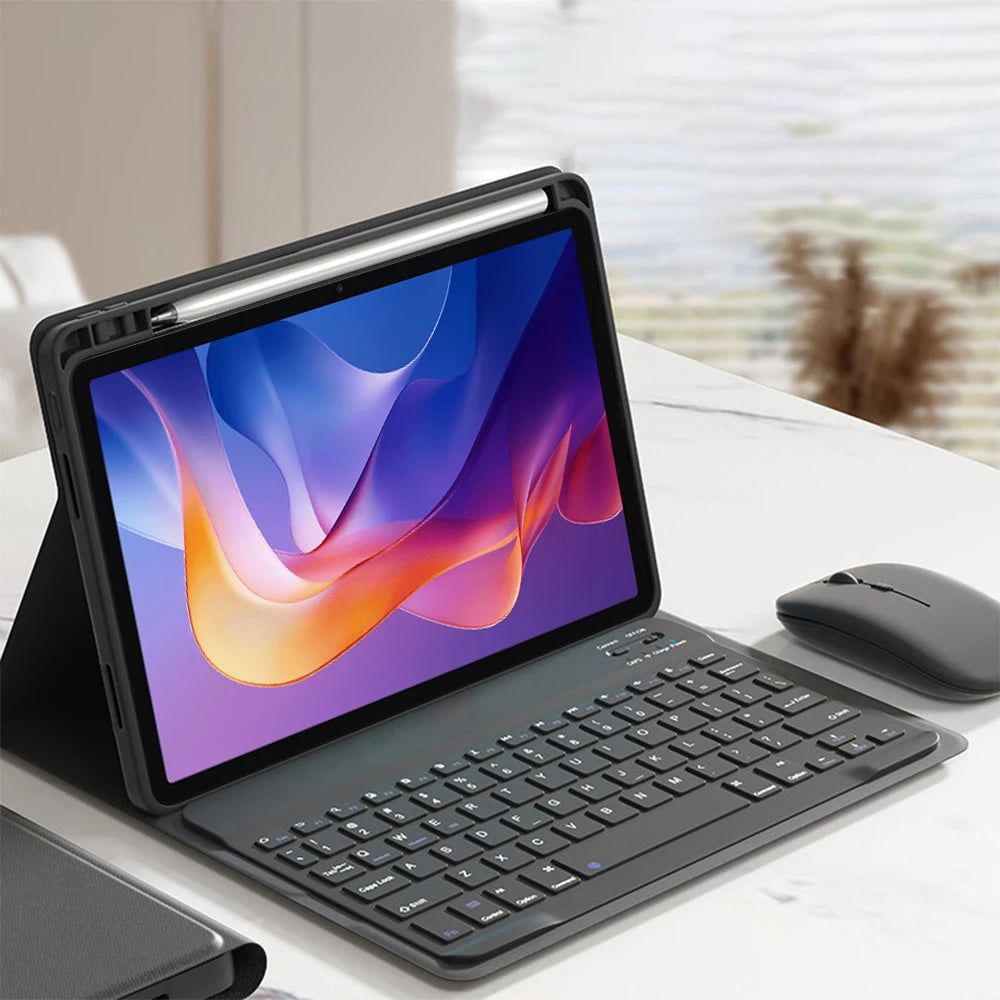 Keyboard Case for Xiaomi Redmi Pad 2 Case, Keyboard Cover For Redmi Pad 2 11-inch Tablet Case Wth Pencil Slot