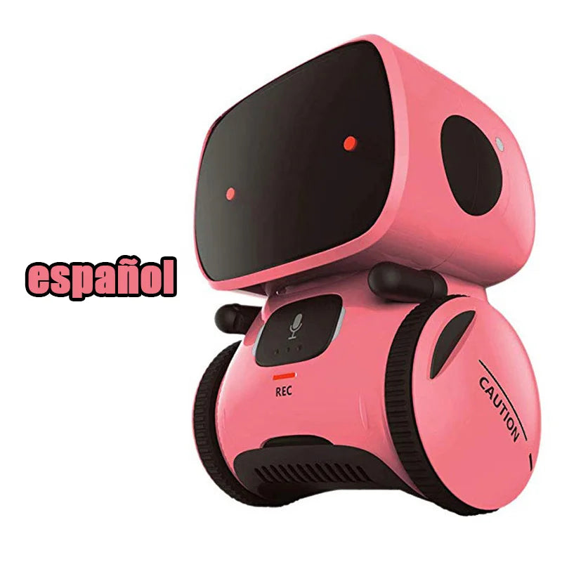 Emo Robot Intelligent Robots Russian & English & Spanish Version Voice & Touch control Toys Interactive Educational Children's G