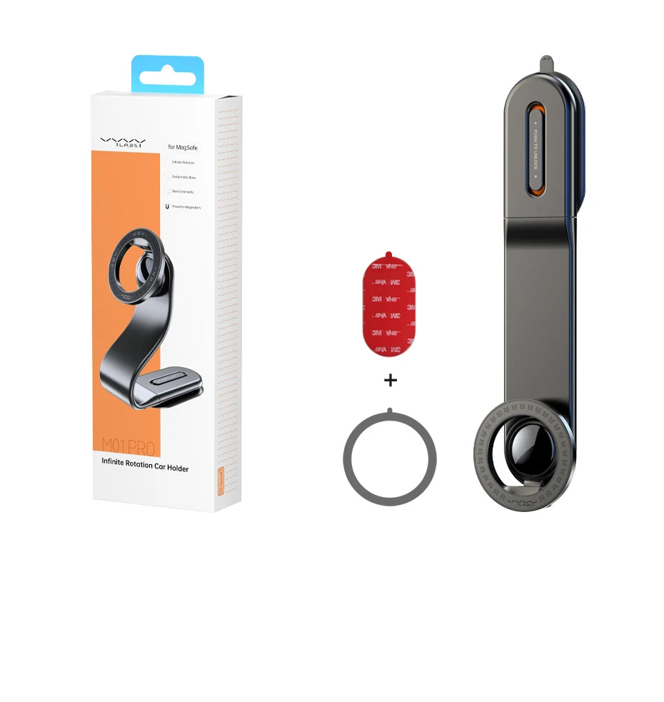VYVYLABS 15W Magnetic Wireless Charging Phone Holder Charger Phone Bracket 360° Rotation Car Phone Holder For iPhone 16 15 14