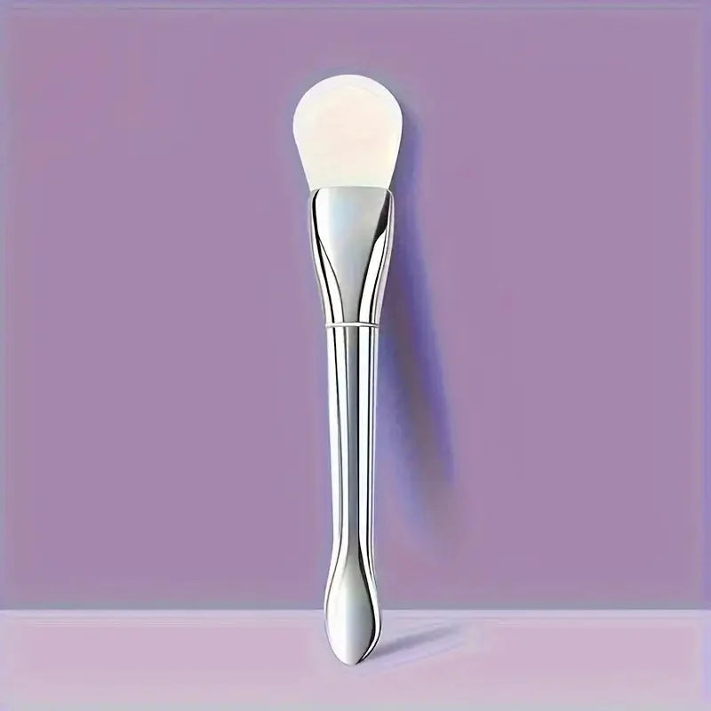 1/4 PCS Silicone Facial Mask Brush Soft Head with Scraper Integrated Dual-use Mud Film Brush DIY Film Adjusting Beauty Tools