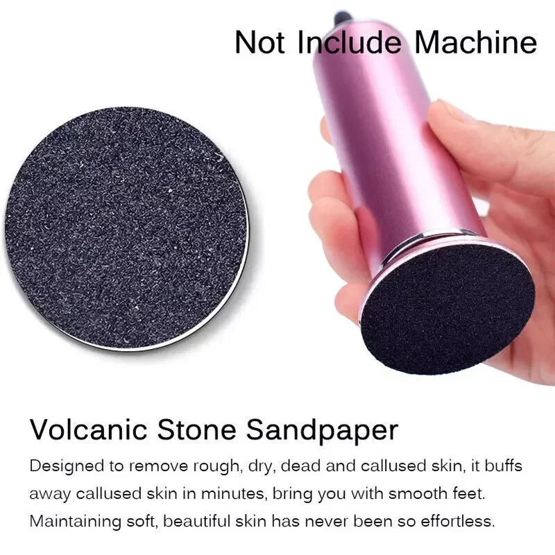 60Replaceable Sanding Disc Callus Remover Tool Electric Foot File Hard Callus Dead Skin Repair Foot Care Set