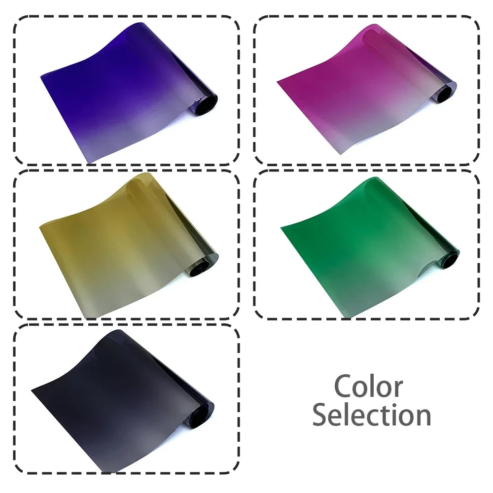 Car Windshield Solar Film 20X150cm Window Tint Vinyl Wrap Sunshade Protector Dyeing Film for Car Heat Insulation Sun Protection