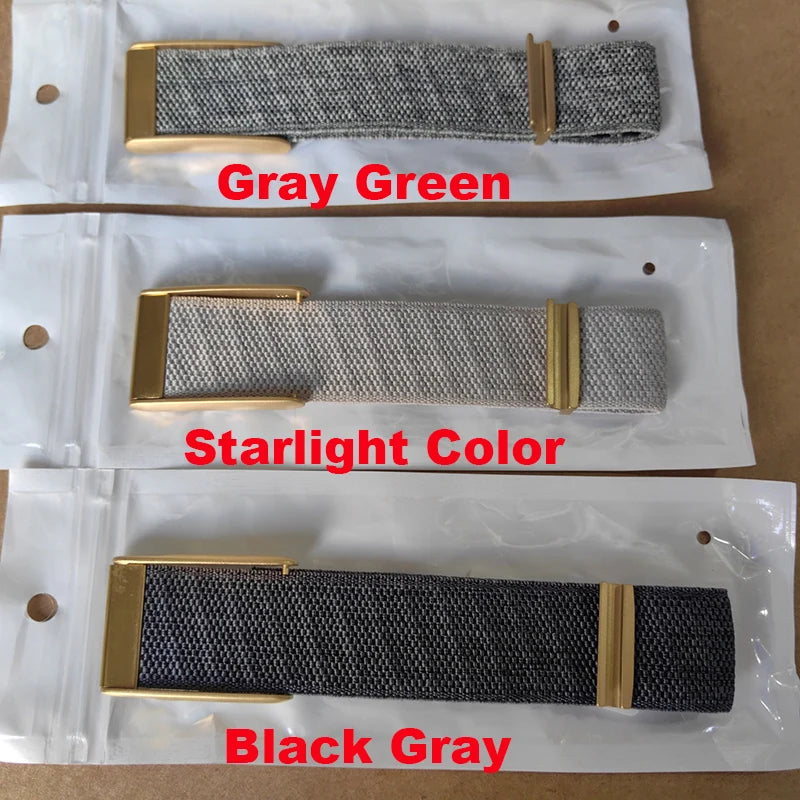 Breathable Nylon Strap For Whoop 5.0/Whoop MG Replacement Wristband Bands Sports Straps For WHOOP 5.0 with Gold Metal Frame