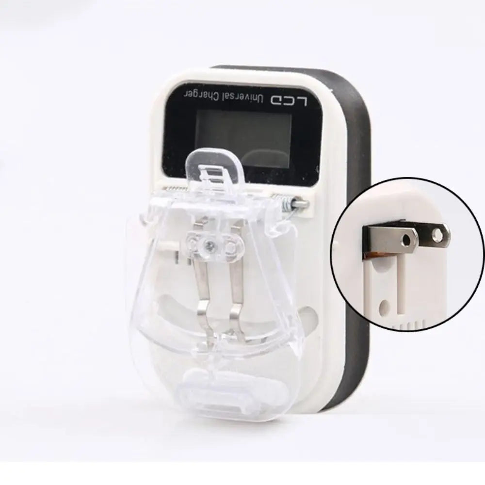 Universal Battery USB Charger with LCD Indicator Screen US / EU Plug Charging Adapter For Removable Extra Phone Battery