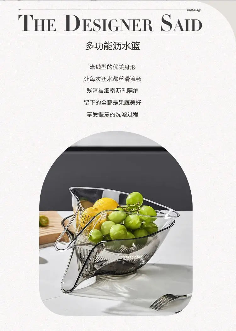 Multi-functional Drain Basket Sink Kitchen Sink Strainer Basket Strainer Sink Washing Basket Home Organizer Drain Fruit Strainer