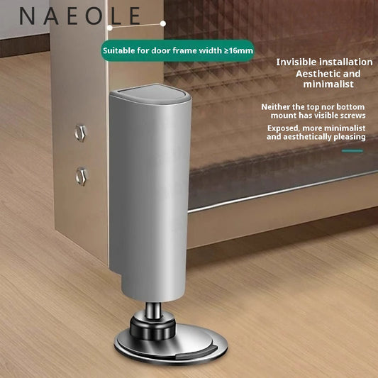 Door Top No Drilling Adjustable Suction Anti-collision Stopper Bedroom Door Strong Magnetic Household Door Collision