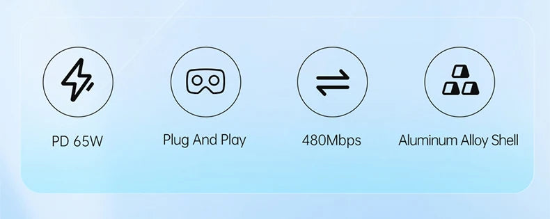 USB-C Adapter Converter for XREAL nreal,Switch,StemDeck,Thunderbird Air plus,Huawei Vision AR Glass Type C Power Conversion