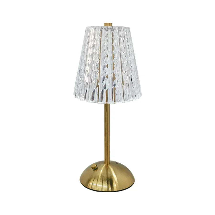 USB Rechargeable LED Table Lamp Touch Sensor Desktop Night Light For Bar Hotel Restaurant Bedroom Atmosphere Room Decor Lighting