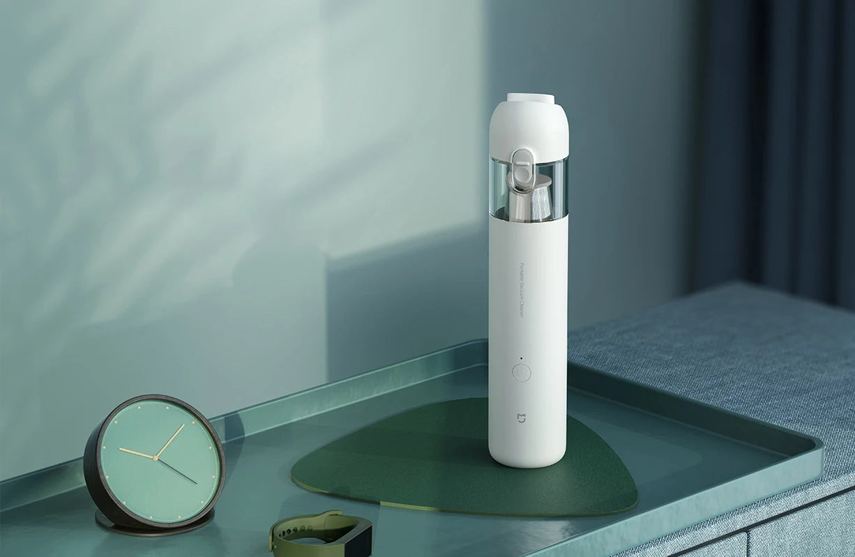 Xiaomi Mijia Mini Vacuum Cleaner, 13000Pa Portable Wireless One-Button Start 88000RPM Brushless Motor with Multi Nozzles for Car