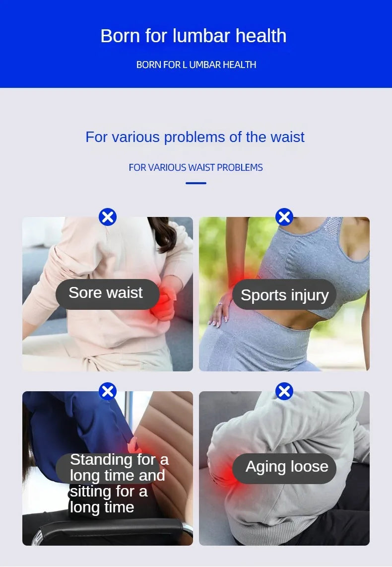 Adjustable Back Support Belt  Lumbar Support Breathable Lower Back Brace for Sciatica Scoliosis Herniated Disc Sciatica