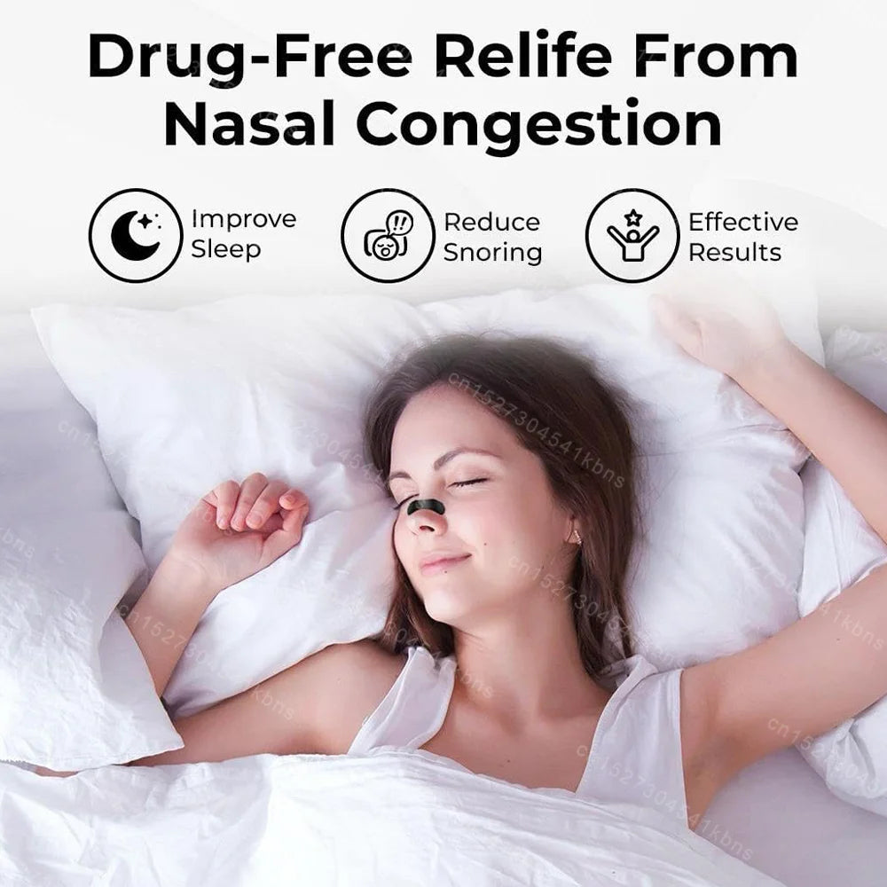 10/100Pcs Nasal Strips Portable Breathing Nose Strips Right Way Stop Snoring Sleeping Aid Device Easier Breath Improve Sleep