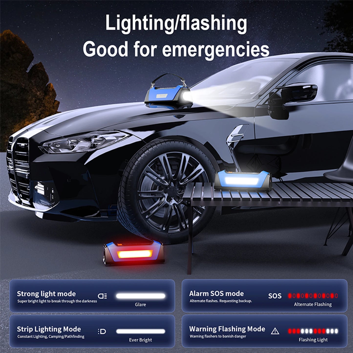 PSOOO 6000A Car Jump Starter 12V Car Battery Starter 100000mAh Portable Power Bank Booster Auto Starting Device Emergency Start