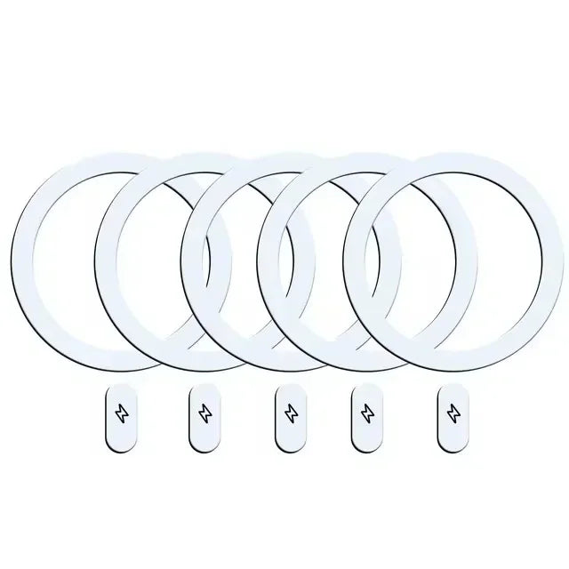 Magnetic Metal Plate Ring for Magsafe Wireless Charger Iron Sheet Sticker Magnet Cellphone Holder for IPhone 17 16 15 13 Pro Max
