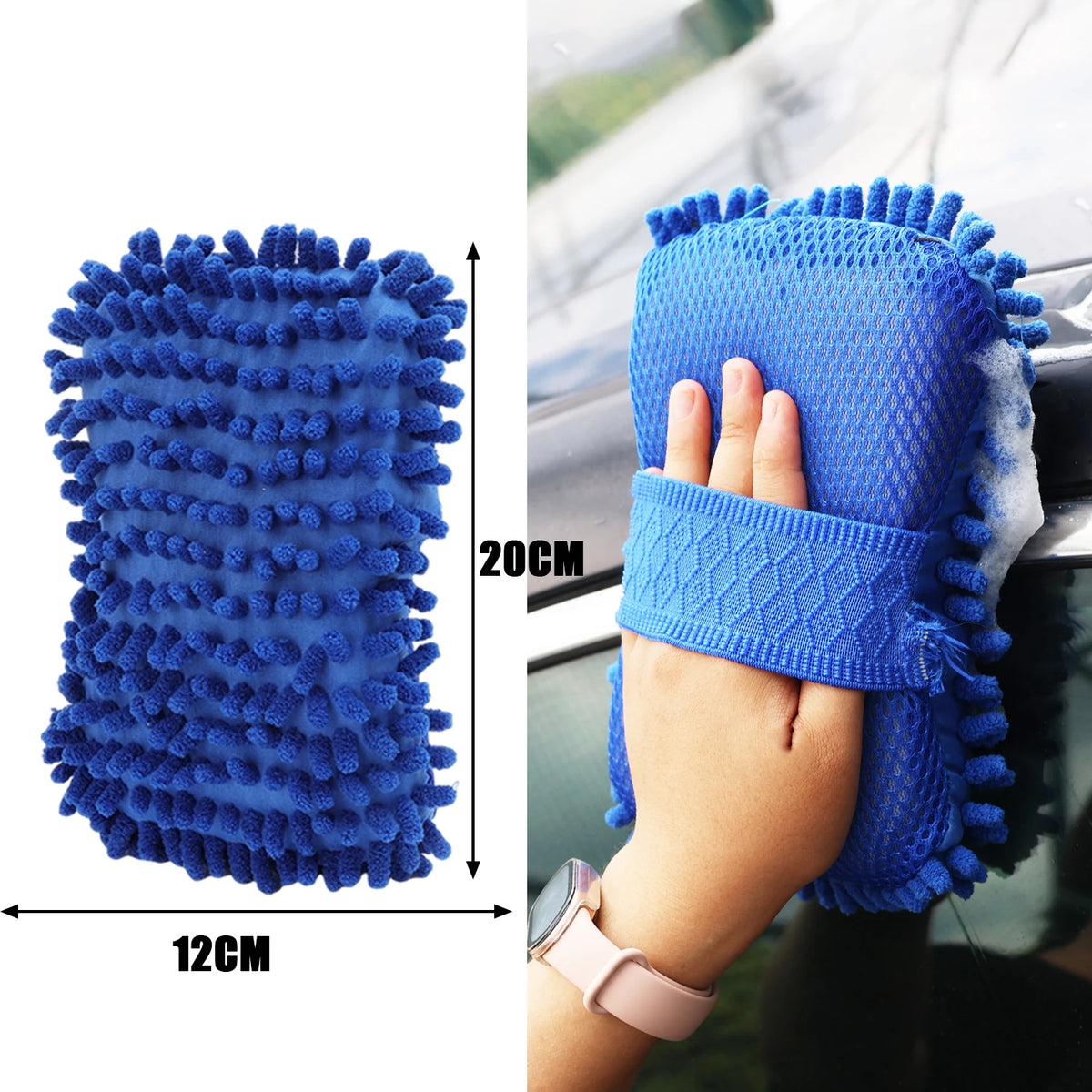 Auto Gloves Car Washing Accessories  Car Cleaning Brush Cleaner Tools Microfiber Cars Washer Sponge Cleaning Washing Towel