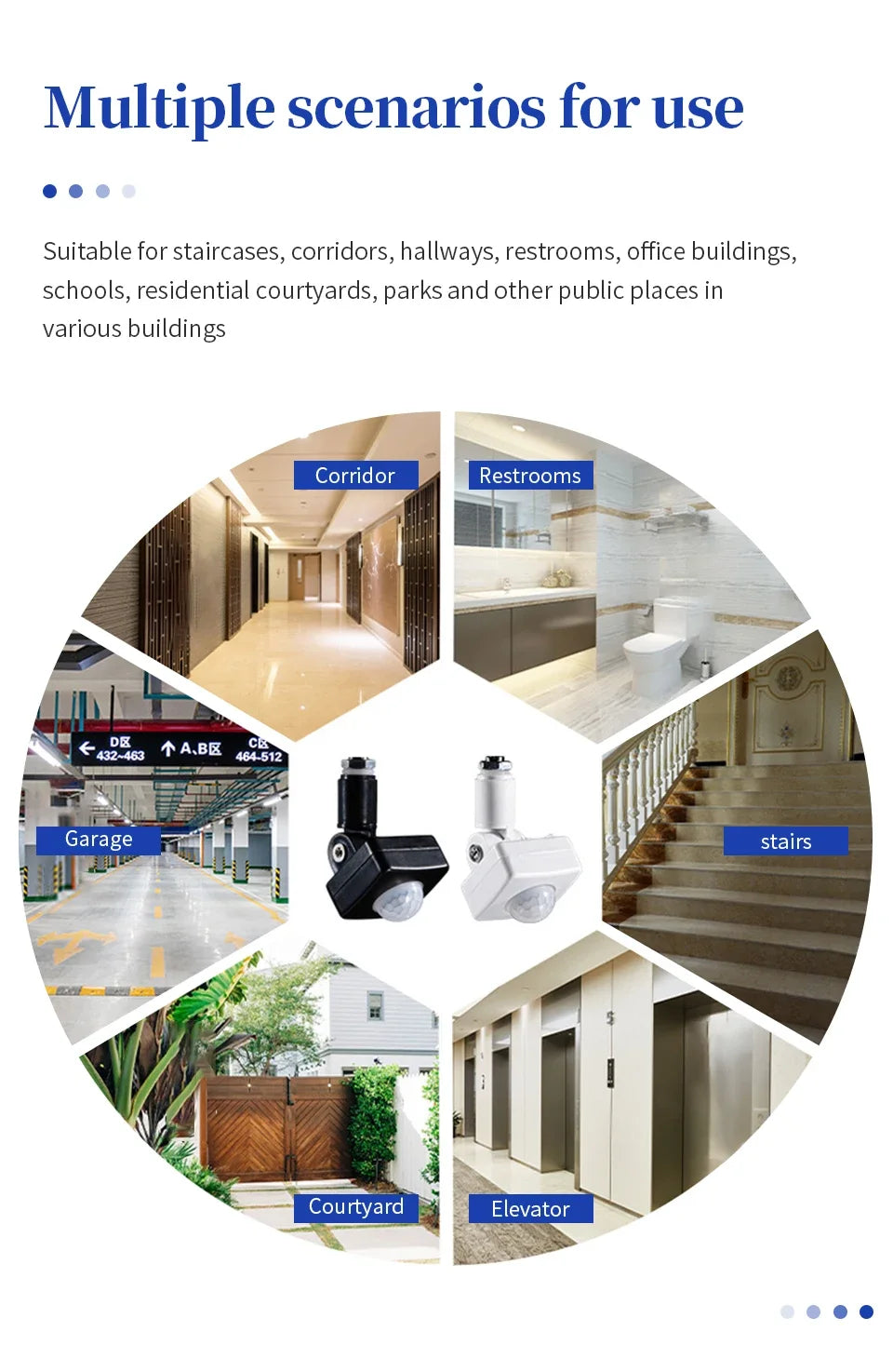 AC 220V 110V PIR Motion Sensor Adjustable Smart Light Switch Human Body Detection Human Presence Sensor Detector Light Sensor