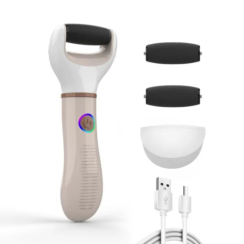 Electric Foot Callus Remover Kit, Rechargeable Waterproof Foot Scrubber File, Professional Pedicure Tools kit Feet Care for Dead