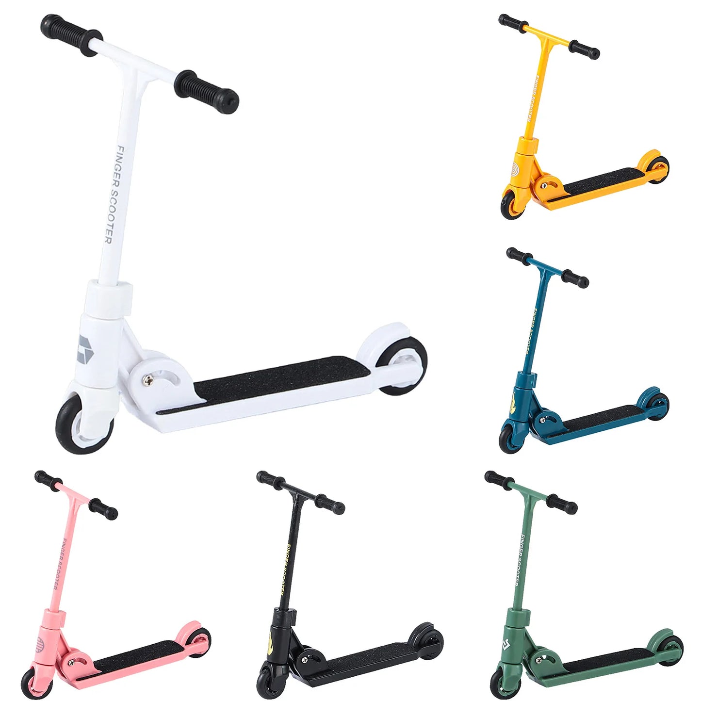 Kids Kick Scooter Finger BMX Foldable T-type Finger Scooter With Brake Educational Toys Finger Skateboards Fun Fingertip Movemet