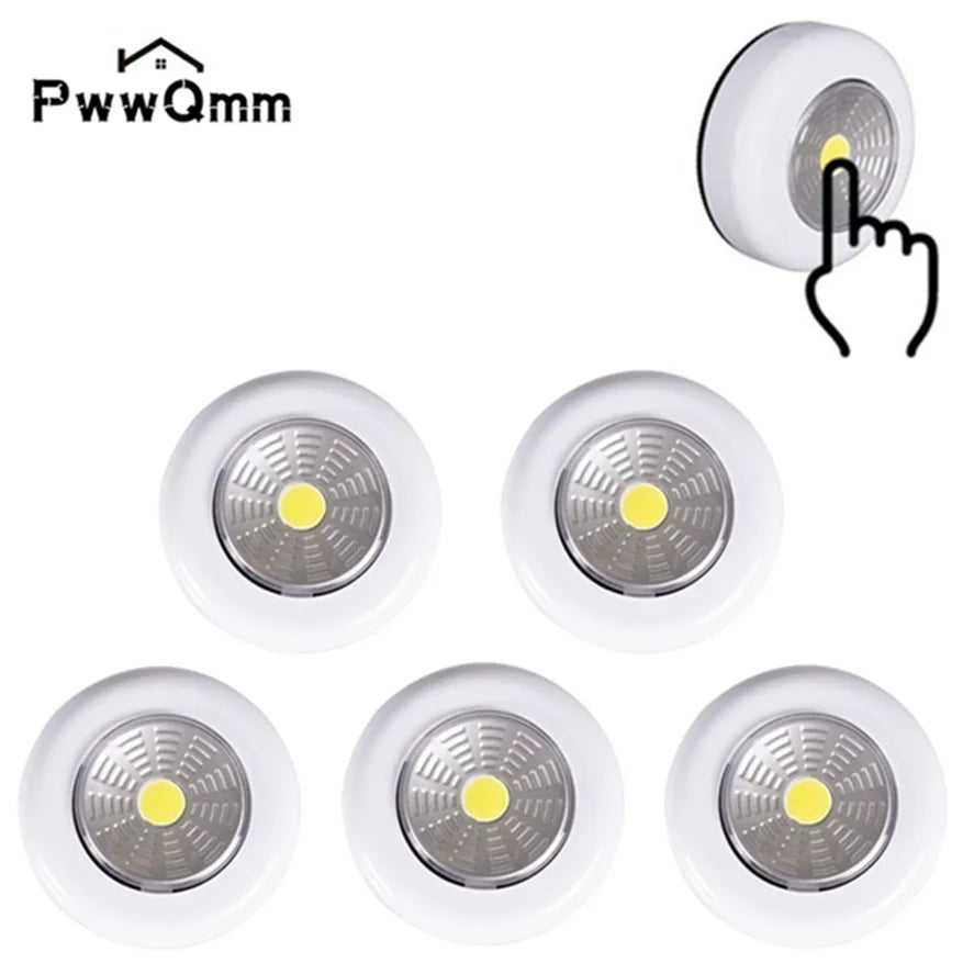 1/2/3/5 LED Night Light COB Touch Light Under Cabinet Led Wireless Wall Lamp Wardrobe Cupboard Drawer Closet for Bedroom Kitchen