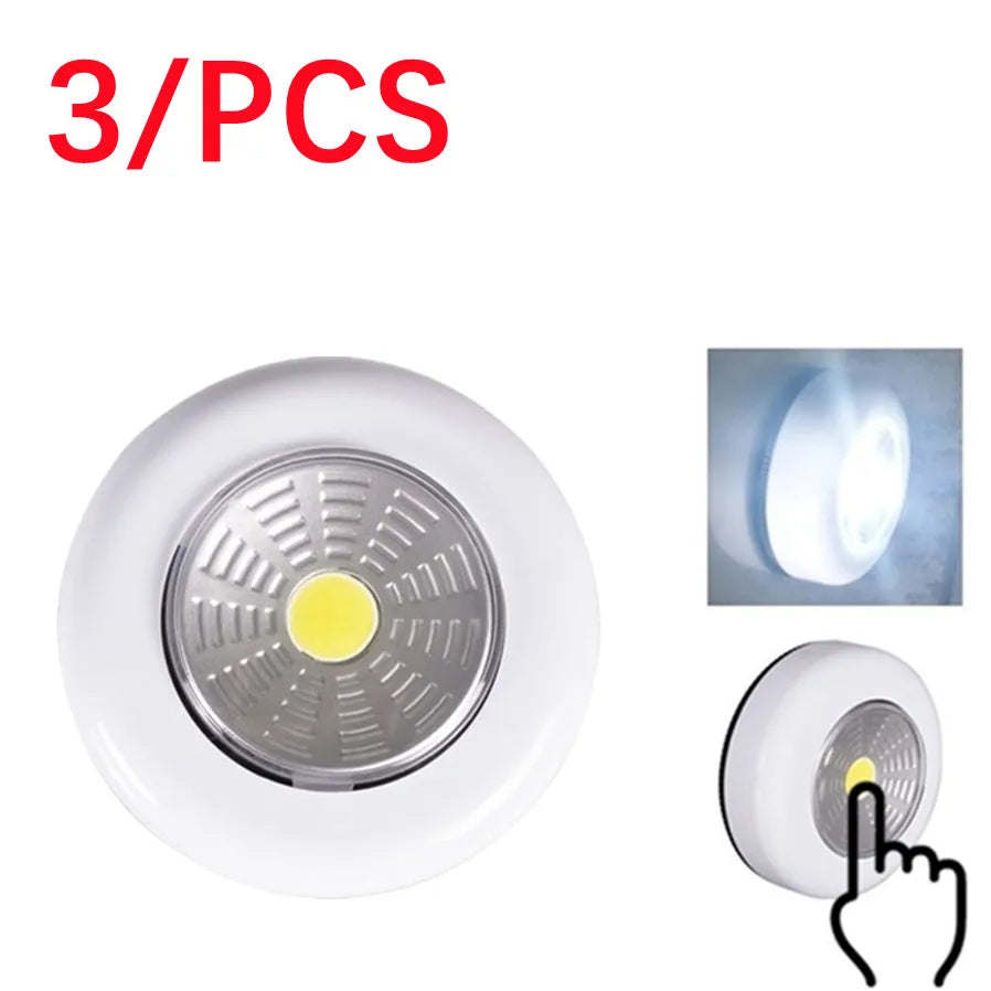 1/2/3/5 LED Night Light COB Touch Light Under Cabinet Led Wireless Wall Lamp Wardrobe Cupboard Drawer Closet for Bedroom Kitchen
