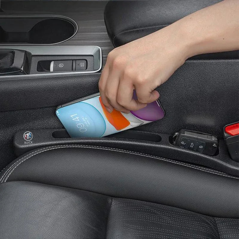 Car Seat Gap Filler Strips Car Storage Organizer bag box For Mitsubishi Outlander I200 Pajero Eclipse ASX Lancer Space Delica Ex