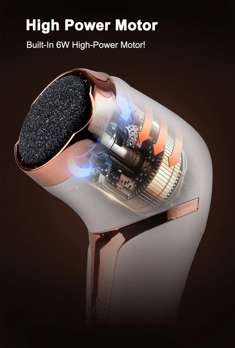 Electric Pedicure Tools Foot Care File Leg Heels Remove Hard Cracked Dead Skin Callus Remover Feet Foot Files Clean Care Machine