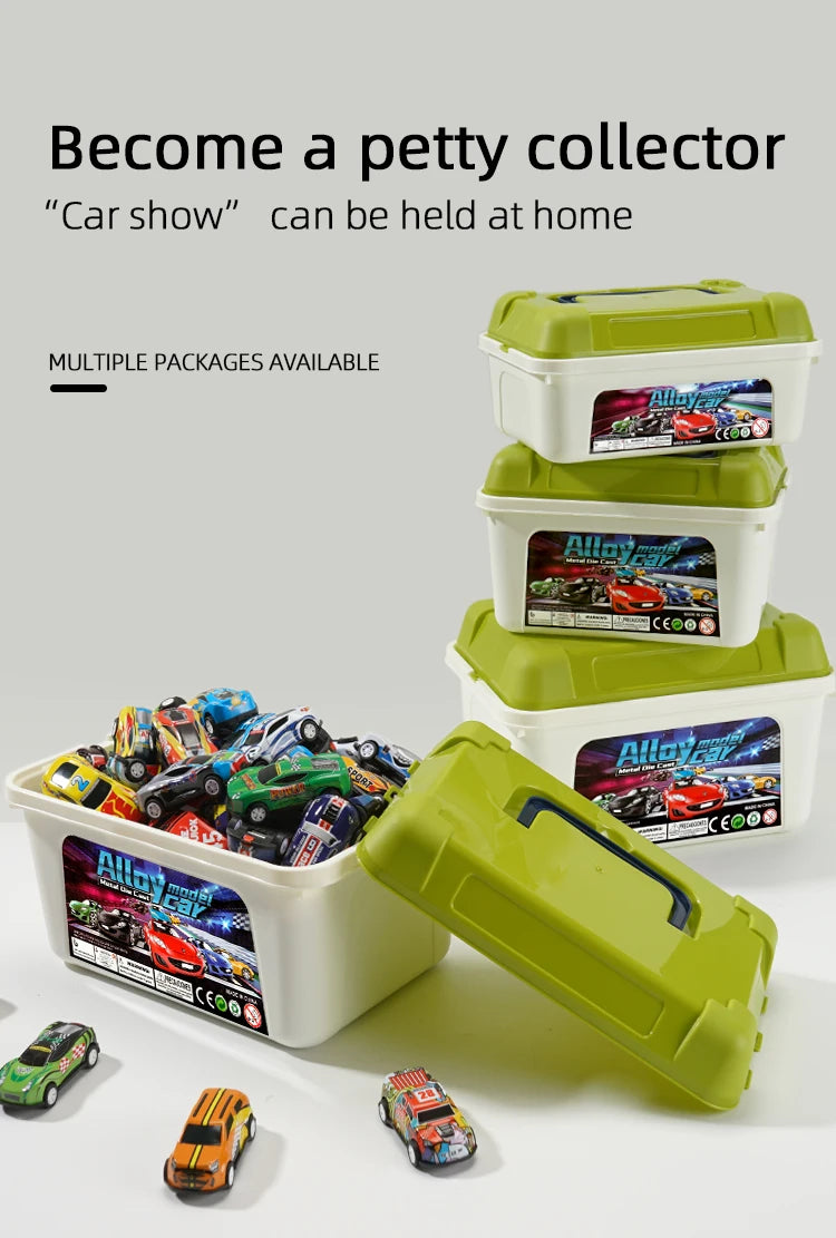 Toy car alloy car children boy baby pull back car gift educational set mini model