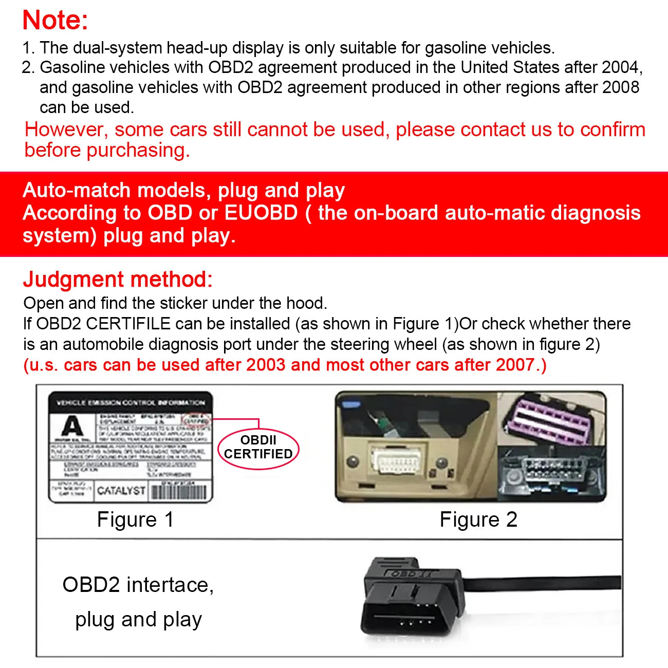 AD Digital Car OBD HUD A8 Head Up Display AUTO HUD OBD Reflect Windshield Screen Projector LED Speedometer Water Temp RPM Meter