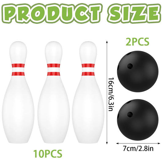 Kids Bowling Set Sports Kids Educational Toys Ball And Pins Bowling Toys Plastic Funny Bowling Set Kids Indoor Ball family game