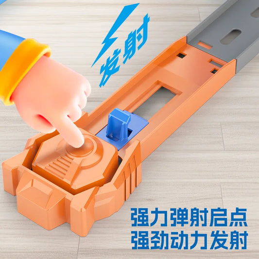 metal racing cars, alloy track catapults, and track carsBoys' and children's toy cars,