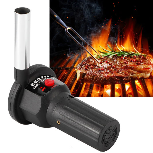 Portable Handheld BBQ Fan Electric Air Blower for Outdoor Picnic Camping Grill Barbecue Cooking Stove Tool