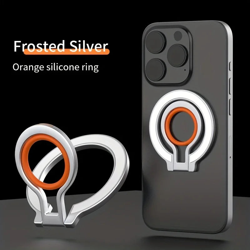 Magnetic Ring Buckle Phone Holder 360-Degree Rotating Desktop Fixed Strong Magnetic Adsorption Portable And Universa