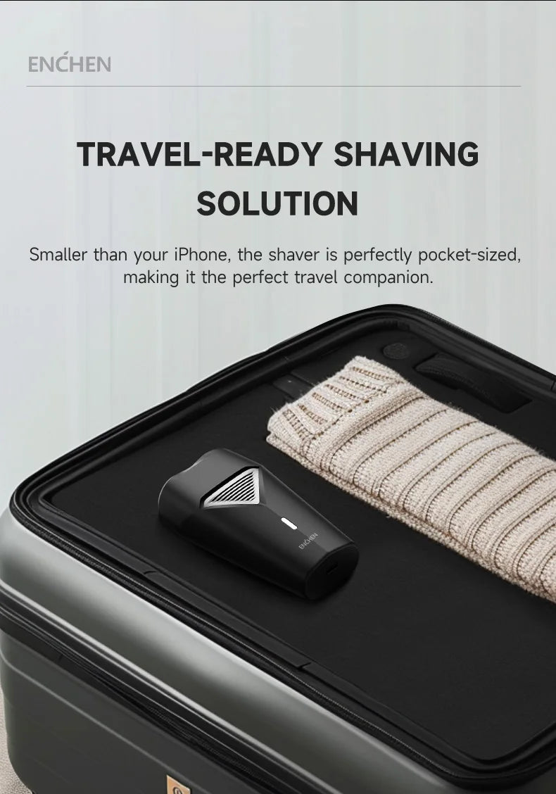 ENCHEN K3 Electric Shaver WIth 2-Direction Flex Heads Type-C Charging Port And Detachable Shaver Head Easy To Clean