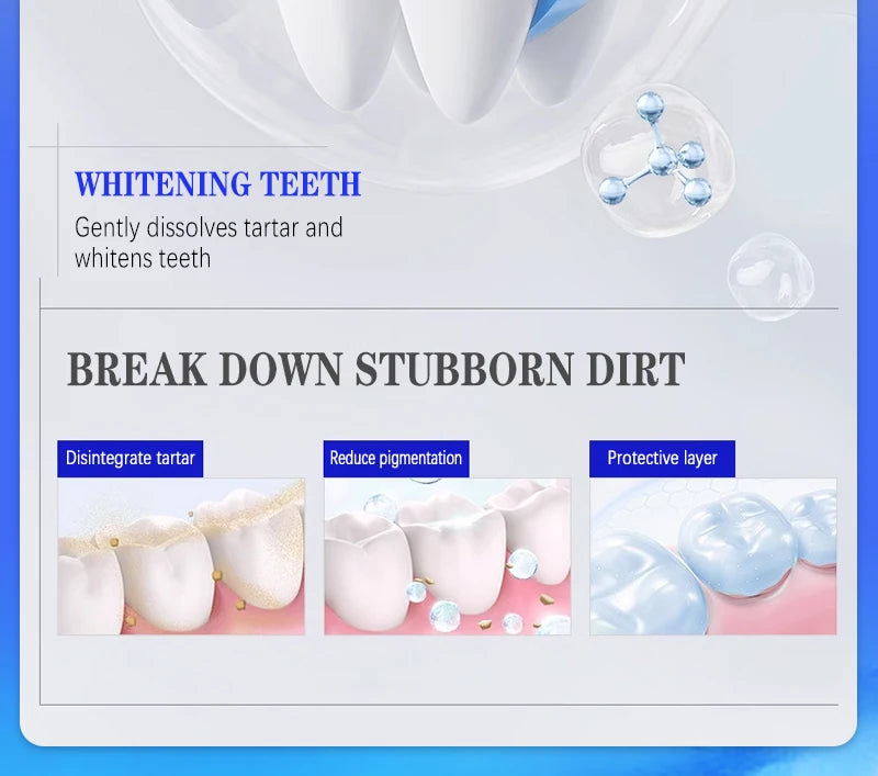 2025 New Technology Effectively Whitens Teeth and Cleansing Plaque Mineral Powder