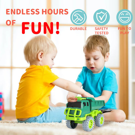 Kids Engineering Truck Toy Children Simulation Dump Model Toy Skidding Inertia Car Model Construction Vehicles Boy Birthday Gift