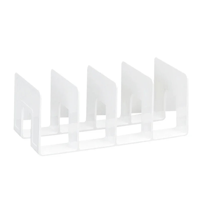 Clear Bag Storage Shelf Divider Acrylic Closet Finishing Divider Purse Handbag Storage Rack Handbag Books Organizer 4 Grids NEW
