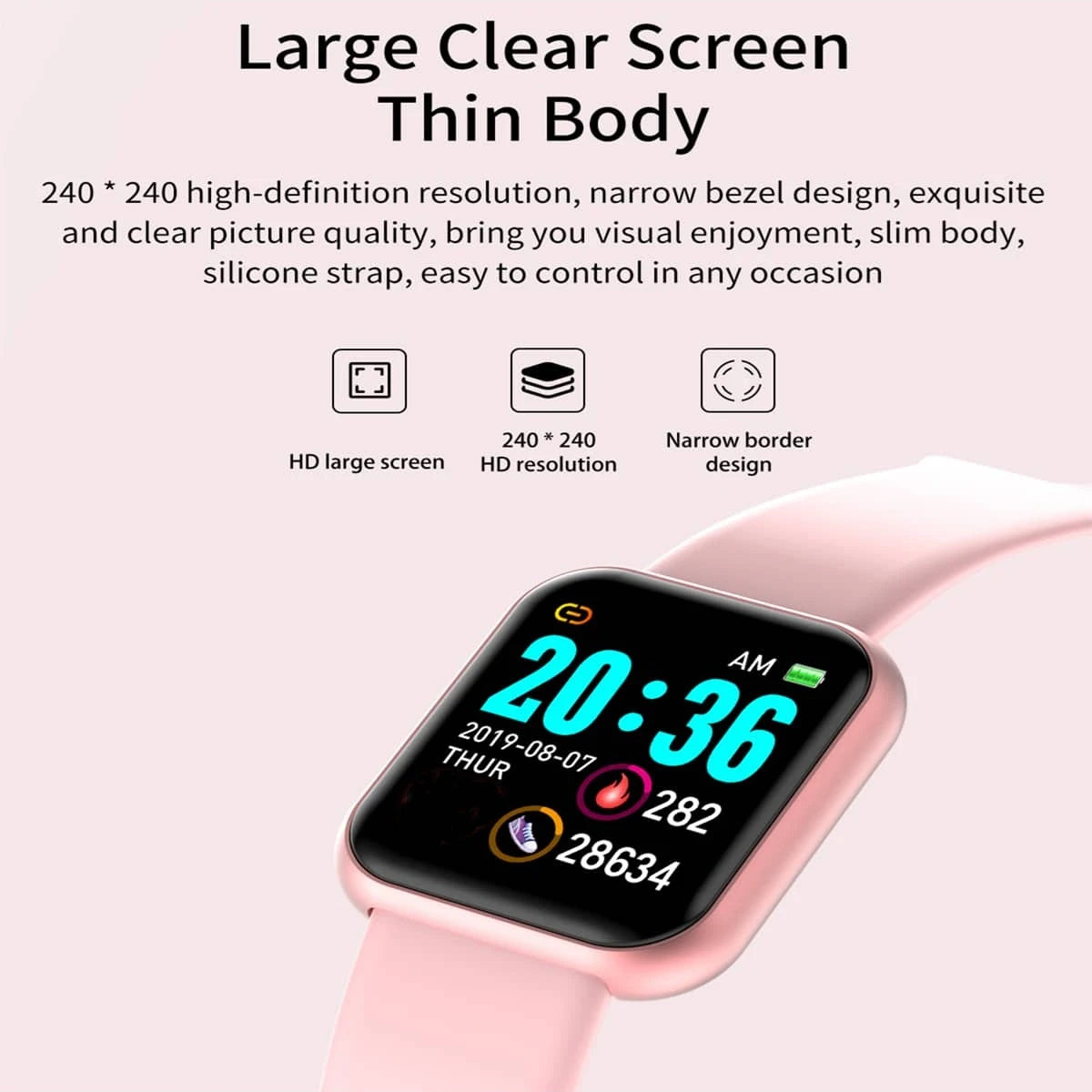 Multi-color Smart Watch For Children Boy Girl Fashion LED Digital Wrist Watches Silicone Strap Sport Watch Men Women Bracelet