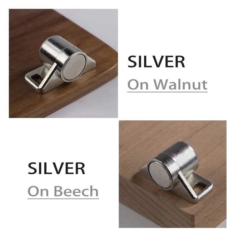 Magnet Cabinet Door Catch, Magnetic Furniture Door Stopper Closer Strong Super Powerful Neodymium Wardrobe Magnets Latch