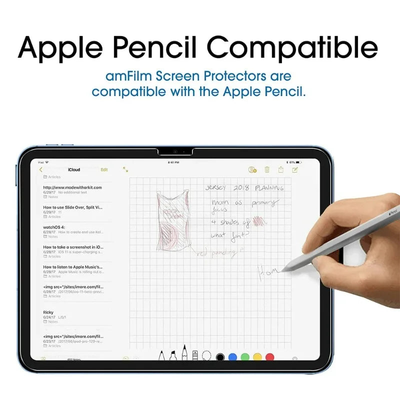 9H Tempered Glass For Ipad 11th Generation Screen Protector On ipad 11 generation A16 2025 Anti Fingerprint Protective HD Film