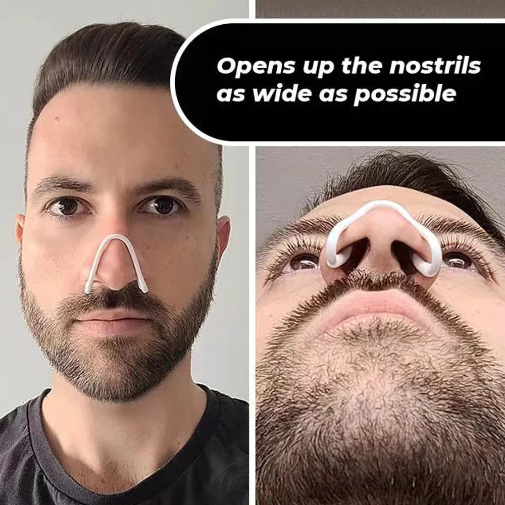 Nasal Dilator For Improve Nose Vent Ease Breathing Relieve Snore Silicone Anti Snoring Nose Clip For Better Sleep Snore Solution