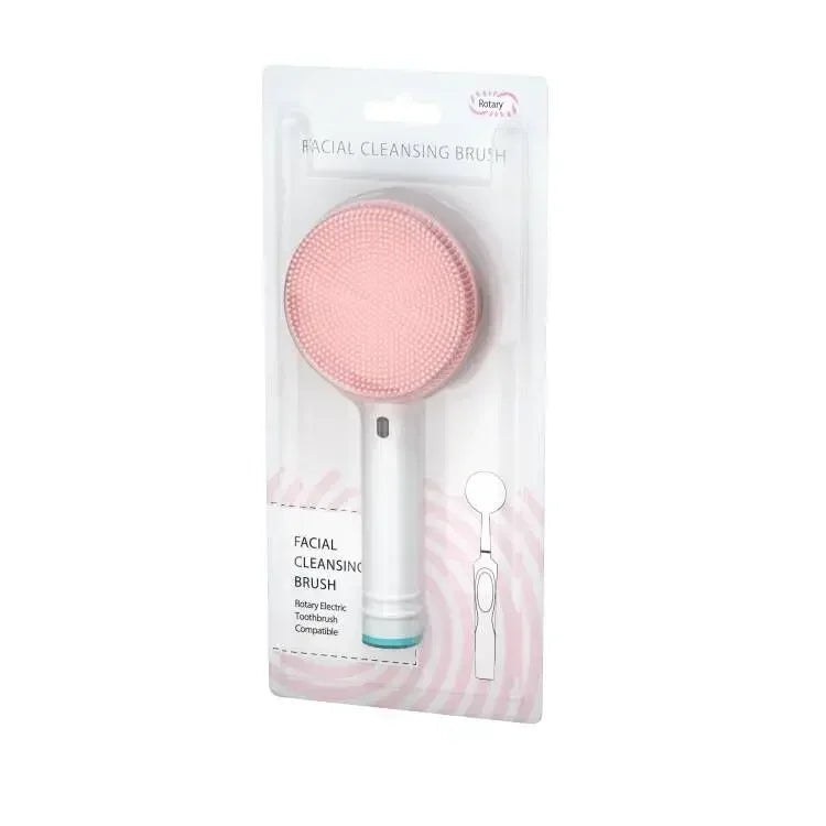 Facial Brush Head For Braun Oral b Vitality Triumph D12 D16 D20 D34 Electric Toothbrush Head Silicone Facial Cleansing Brush
