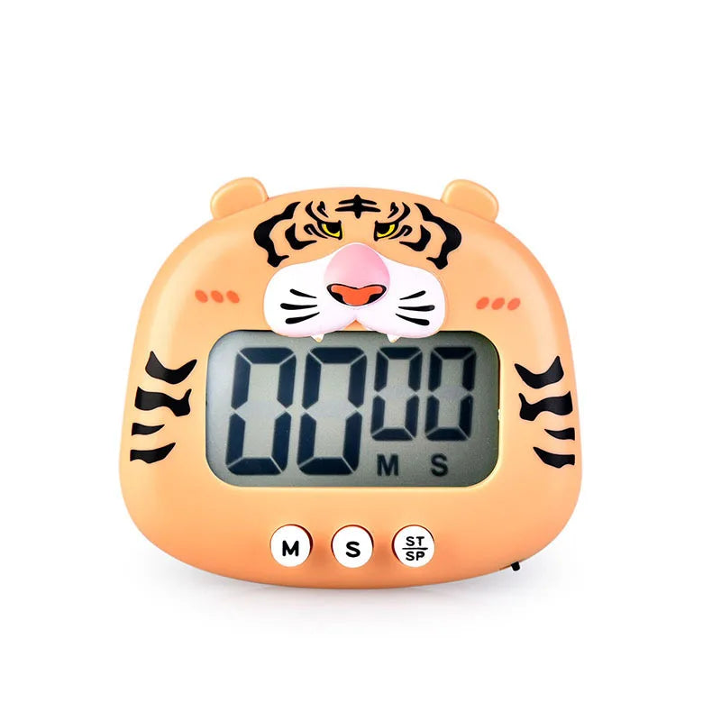 Digital Timer For Kid Study Kitchen Countdown Alarm Clock Child Study Timer Cute Animals Timer Kitchen Cooking Gadgets Gift New