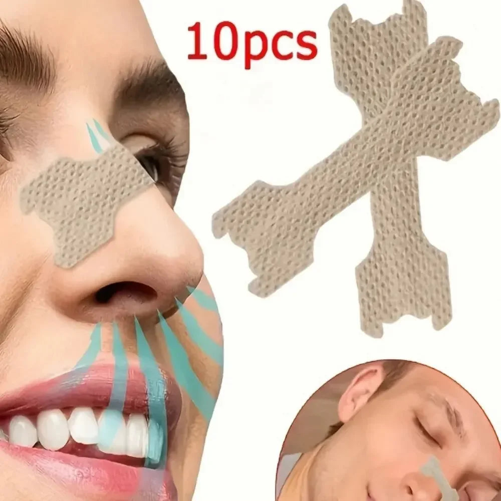 Nasal patches adult and children's sleep snoring correction, physical expansion, breathable nasal patches ventilation nasal