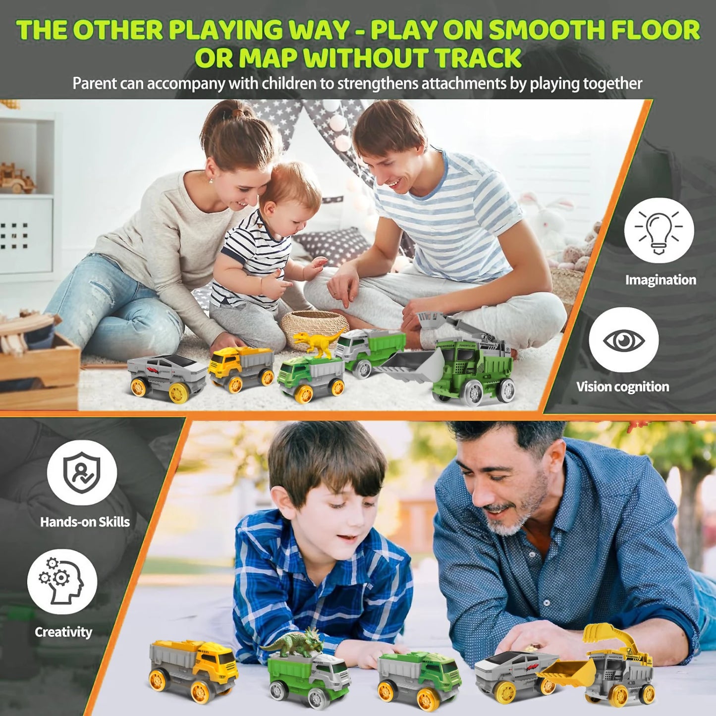 Kids Electric Track Toy Engineering Mini Car Boy Toys Track Car Train Educational Toys for Children Birthday Christmas Gifts