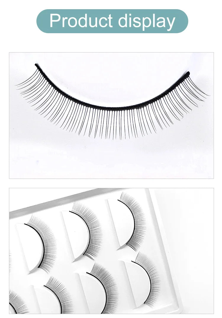 Wholesale Low Price Lash Mannequin Head Practice Kit with 5 Pairs Pratice Strip Lashes for Training Eyelash Extensions 20 - 99 s