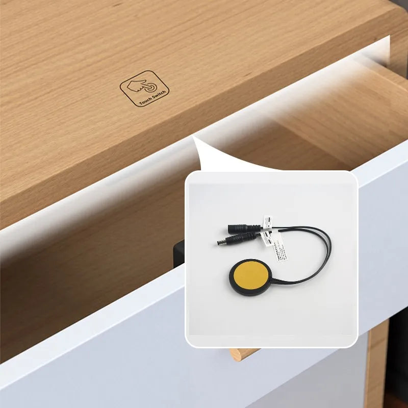 Hidden touch sensor DC12V/24V LED light touch dimmer switch for wooden furniture