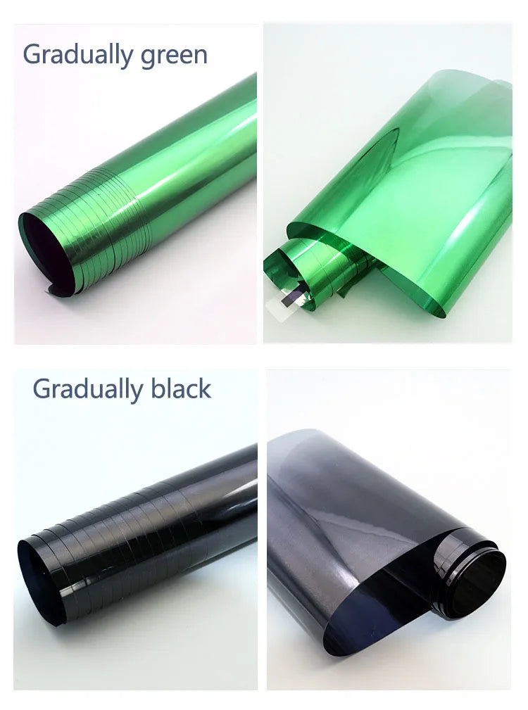 20X150cm Car Sun Shade Front Windshield Sunshade Protector Solar Window Tint Film Heat Insulation Color Changing Film Universal
